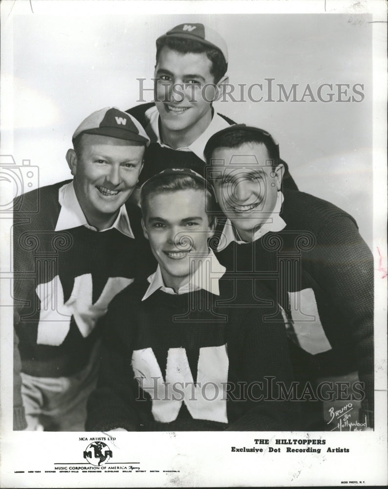 1955 The Hilltoppers recording artists - Historic Images