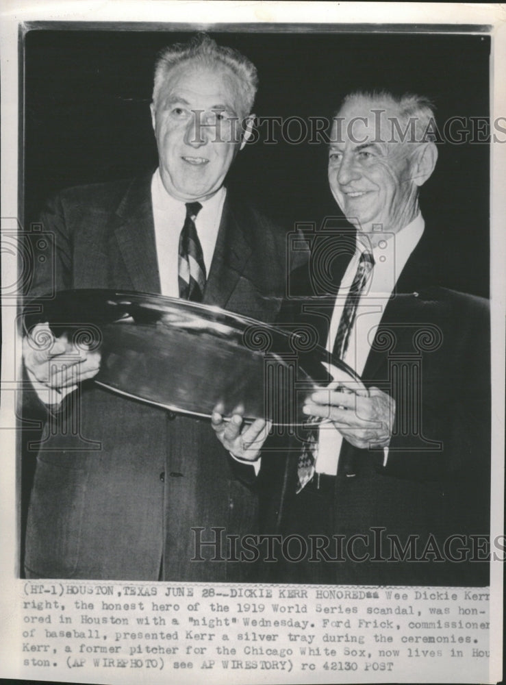 1961 Dickey Kerr Baseball Player Chicago - Historic Images