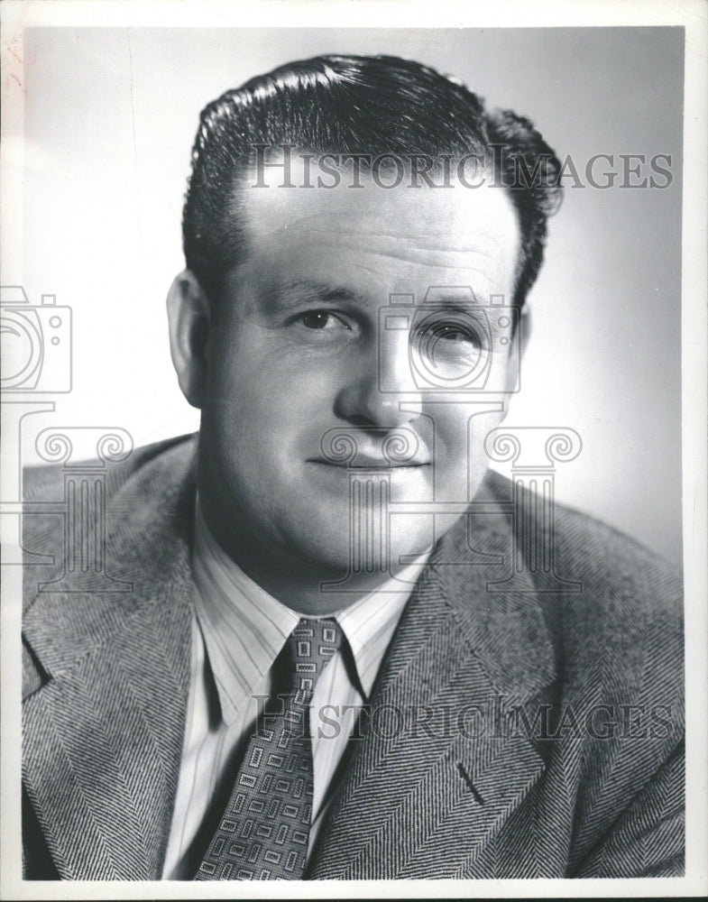 1956 Alex Dreier NBC Radio Commentator - Historic Images