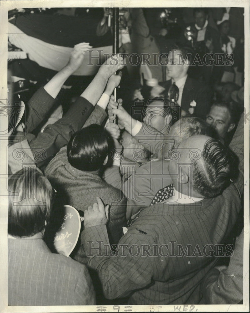 1940 Massachusetts Delegation Roosevelt - Historic Images