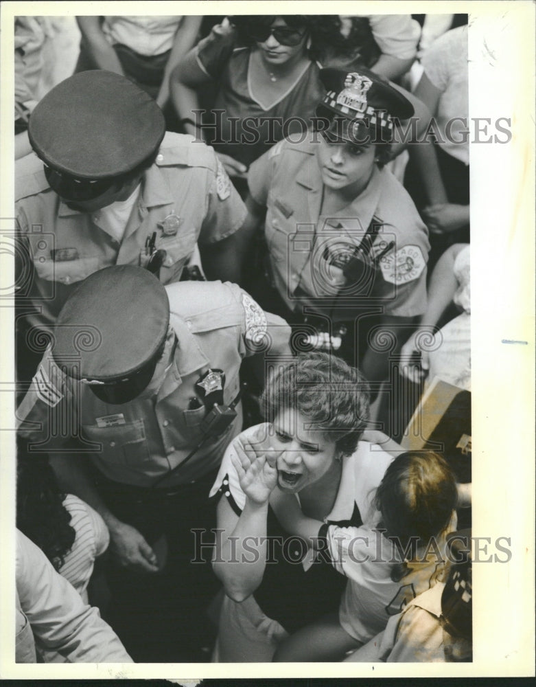 1984 Police School Ruth Love Contract Last - Historic Images