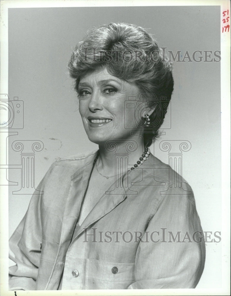 1987 Rue McClanahan Mature Single Belle Men - Historic Images