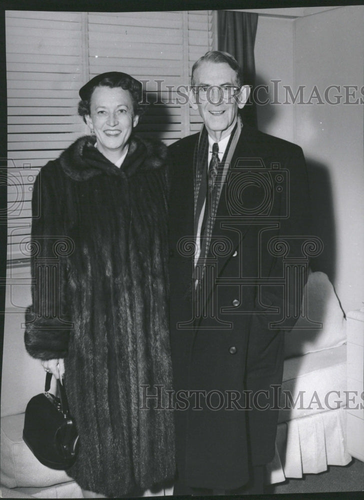 1955 Edgar McComb Wife - Historic Images