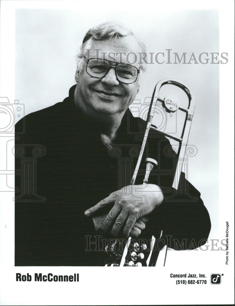 1996 Rob McConnell Trombonist Composer - Historic Images