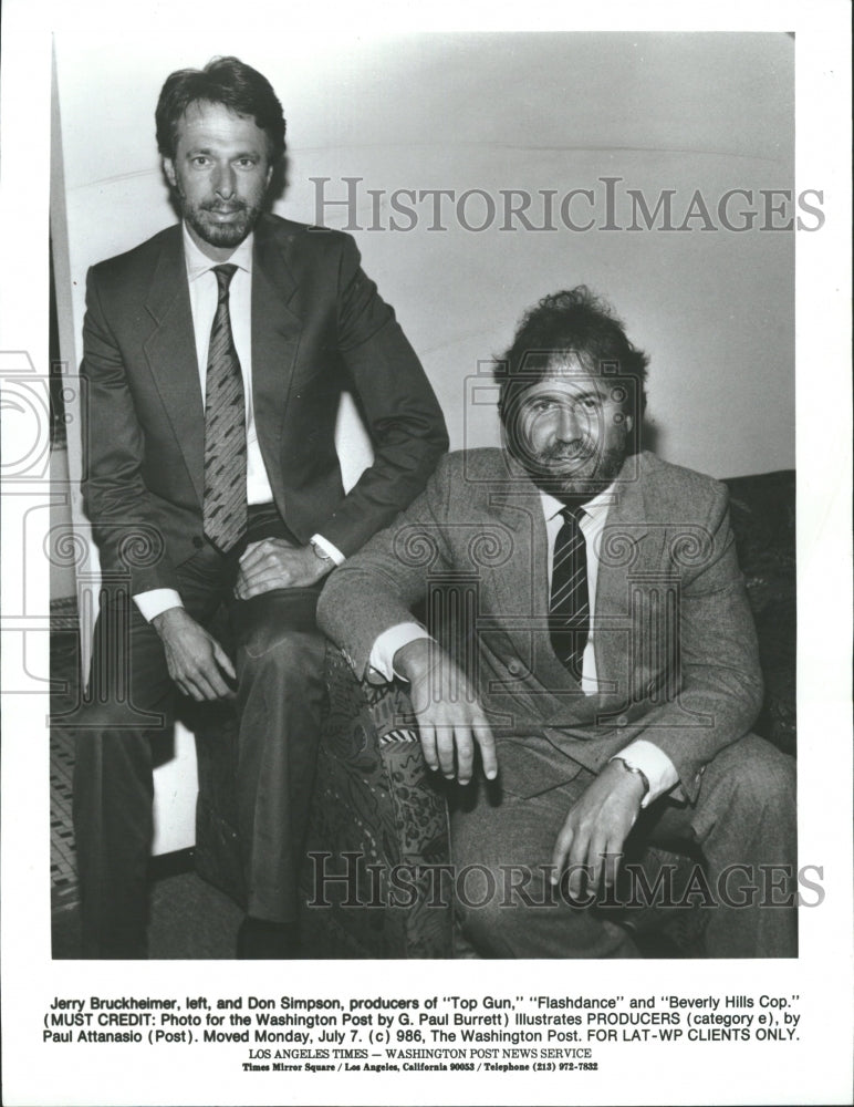 1987 Jerome Leon Jerry Bruckheimer Producer - Historic Images