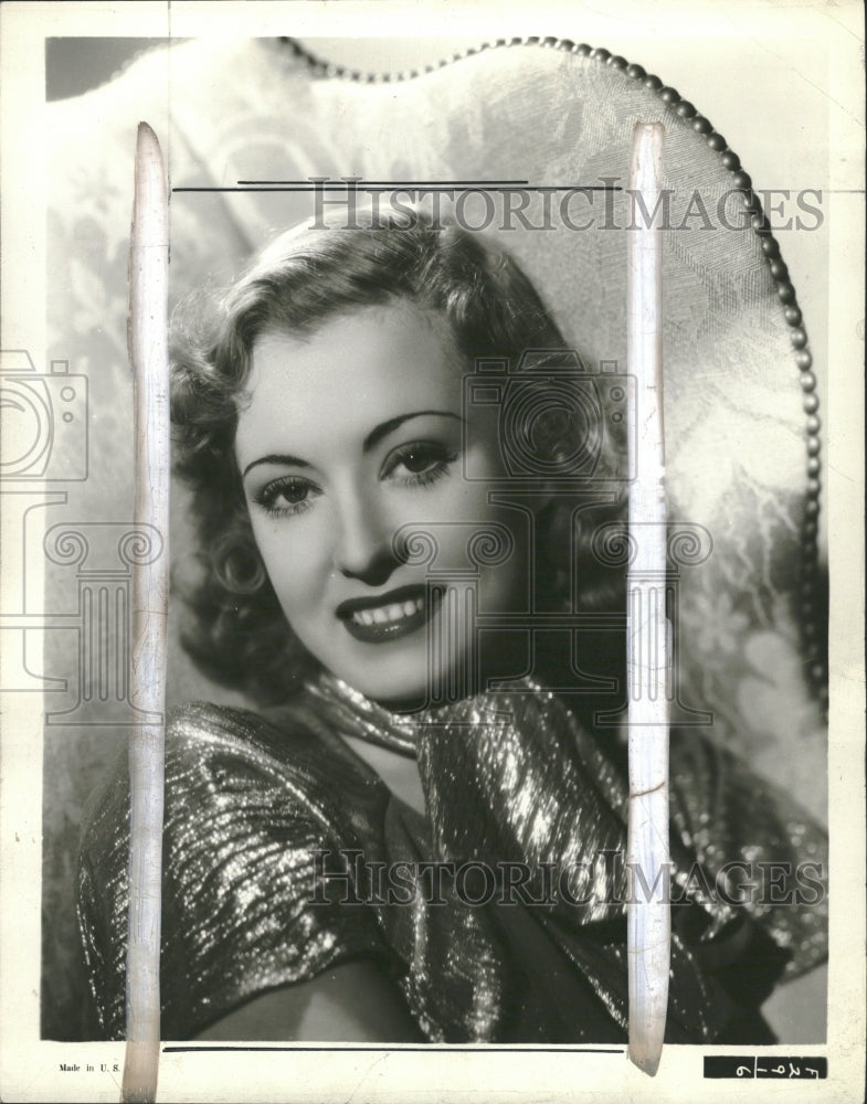 1937 Singer Actress June Gale - Historic Images