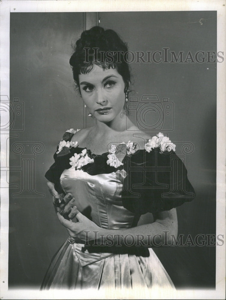 1958 Yvonne Furneaux French Actress - Historic Images