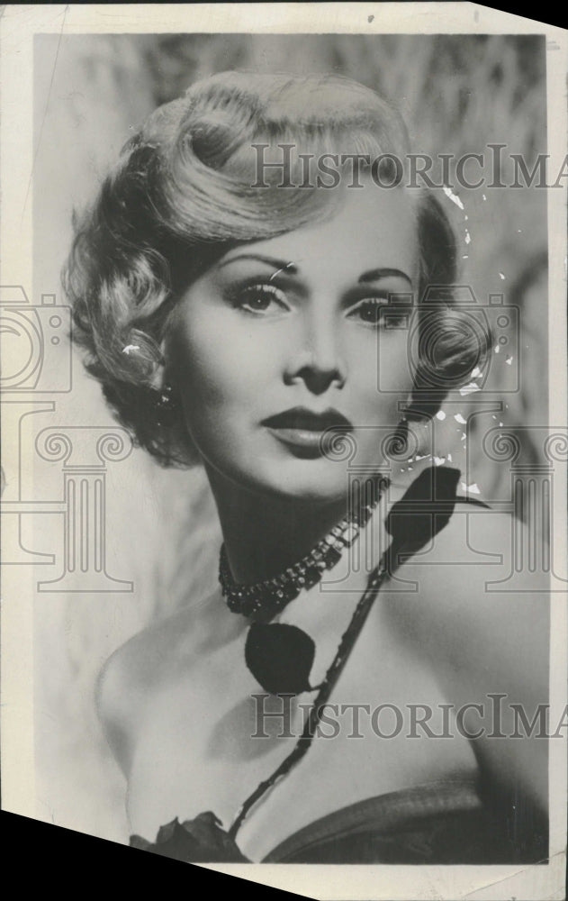 1958 Zsa Zsa Garbor Actress - Historic Images