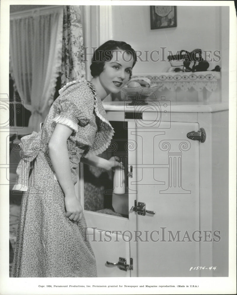 1934 Frances Fuller Actress Elmor Elsio - Historic Images