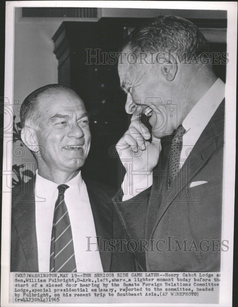 1965 Sen. William Fulbright - Historic Images