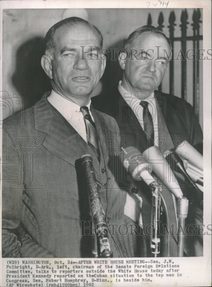 1962 James William Fulbright Senator Minn - Historic Images