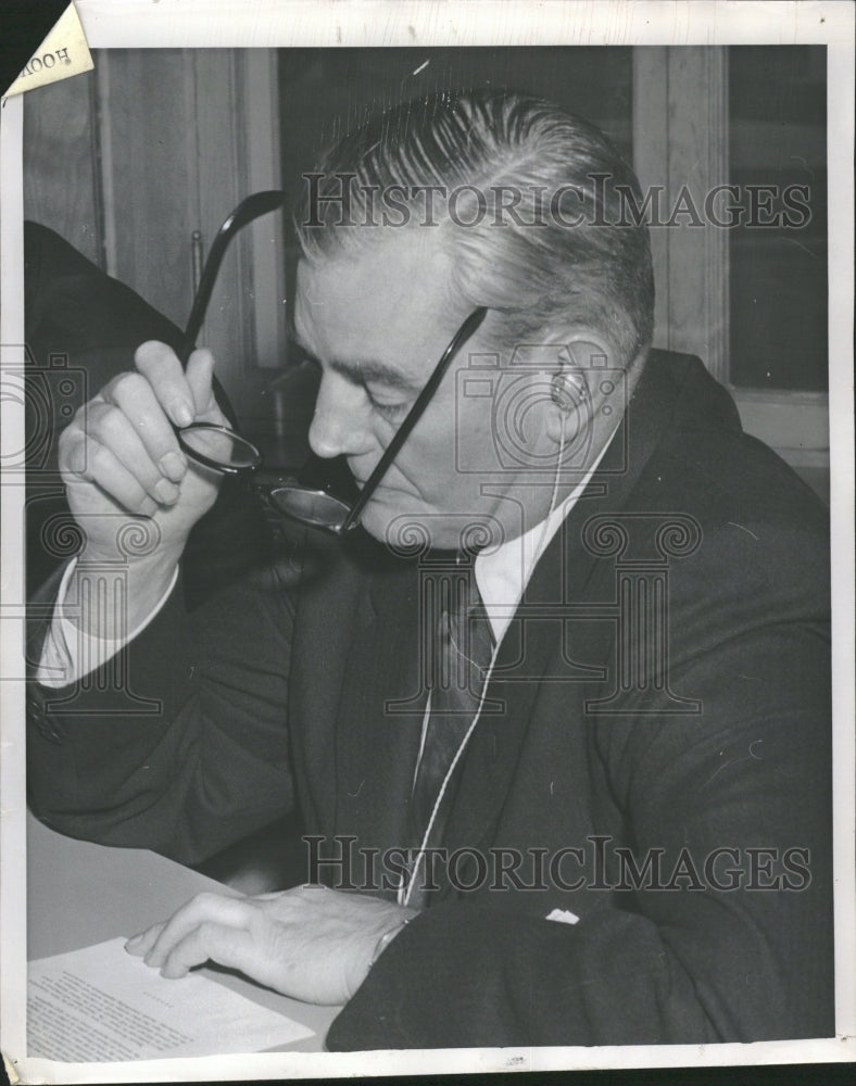 1955 Herbert Hoover Jr Undersecretary State - Historic Images