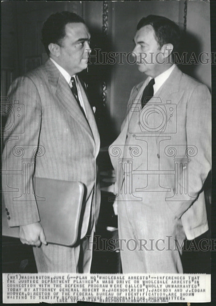 1940 John Edgar Hoover Director FBI US - Historic Images