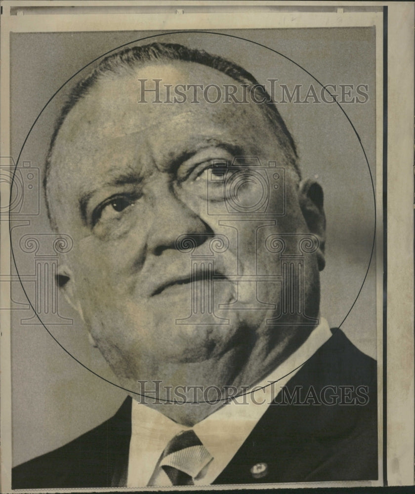 1970 John Edgar Hoover Director FBI U S - Historic Images