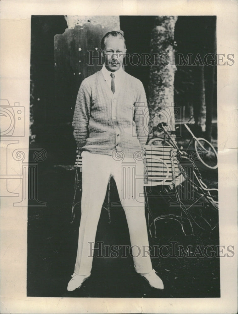 1924 Tennis Chief Diversion Prince Germany - Historic Images