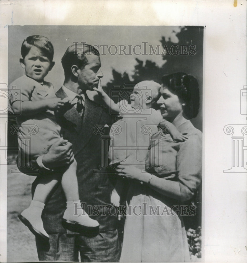 1951 Princess Elizabeth and her royal family - Historic Images