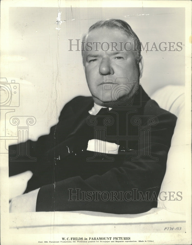 W.C. Fields Paramount Back Porch Actor - Historic Images