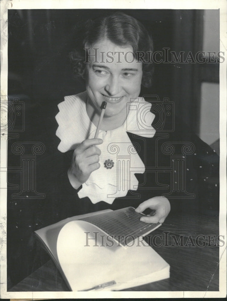 1934 Rheba Crawford Spivalo Testifies - Historic Images