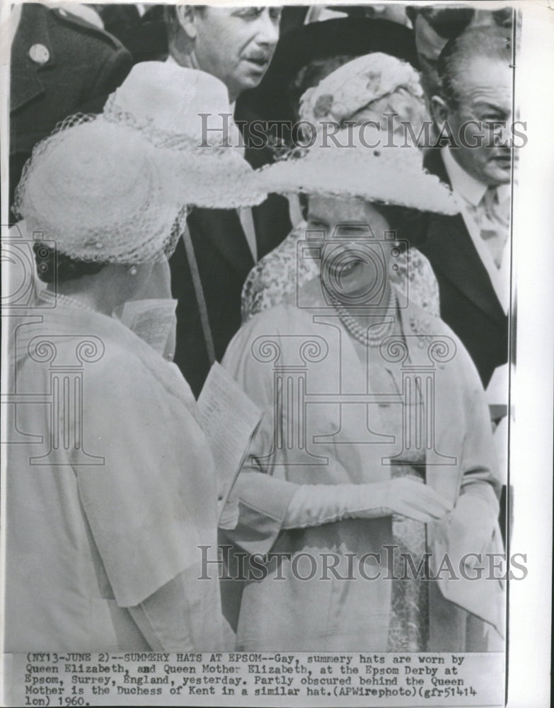 1960 Summery Hats at Epsom - Historic Images