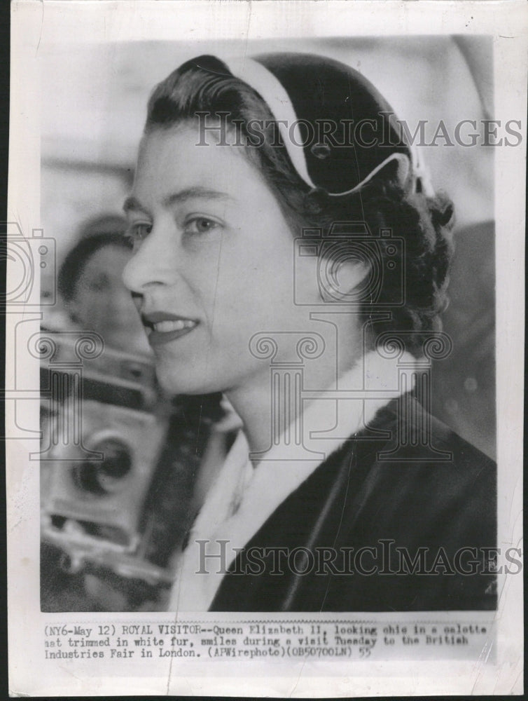 1955 Queen Elizabeth II British Industries - Historic Images