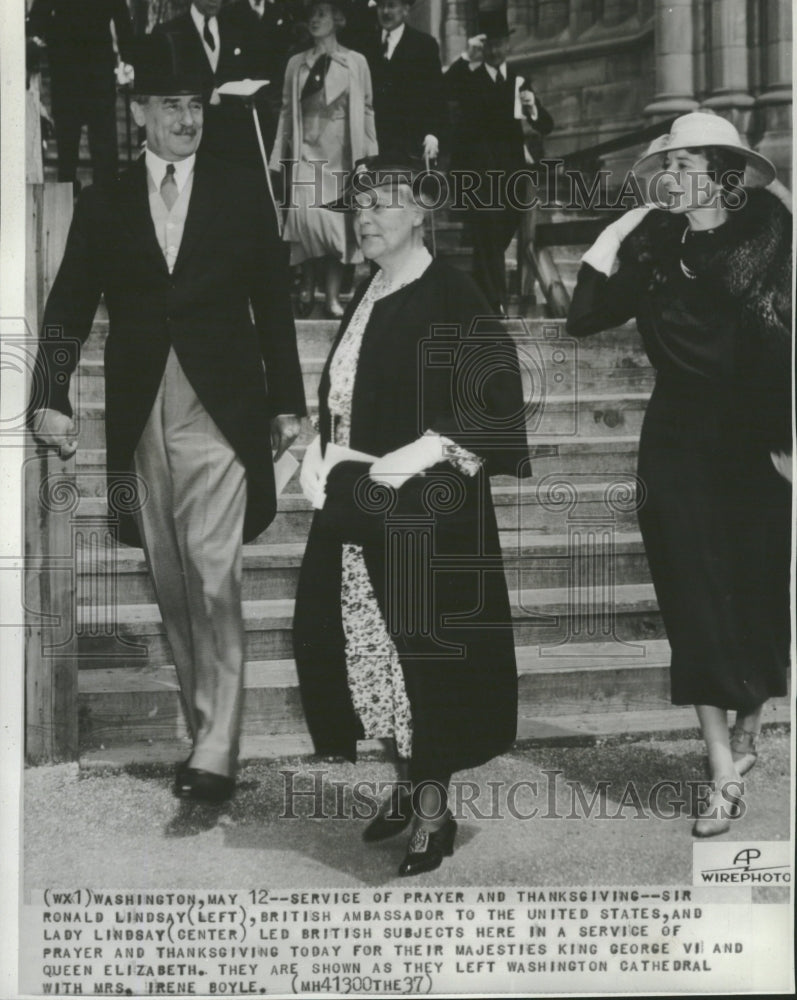 1937 British Ambassador Wife Prayers DC - Historic Images