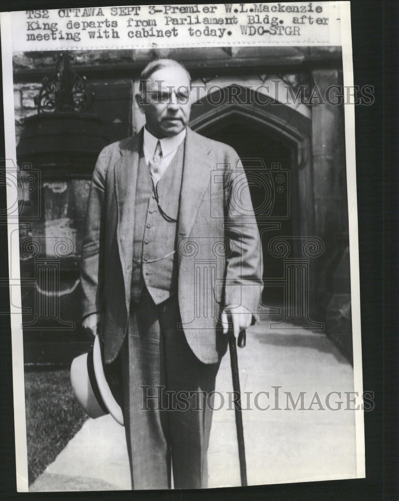 W.L. Mackenzie King Prime Minister - Historic Images