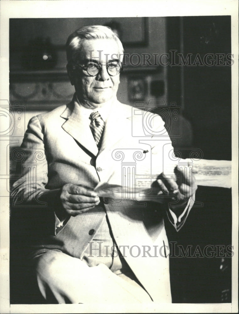 1933 Ex-President Machado of Cuba - Historic Images