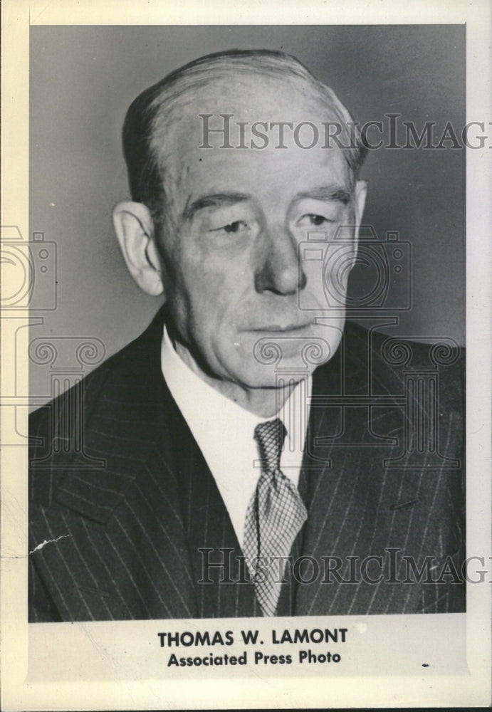 1943 Thomas W. Lamont  Banker - Historic Images