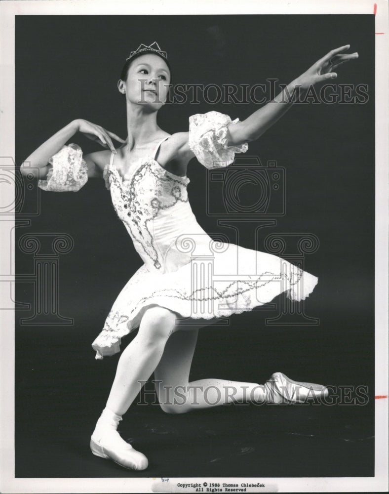 1980 Peihui Guo, prima ballerina - Historic Images