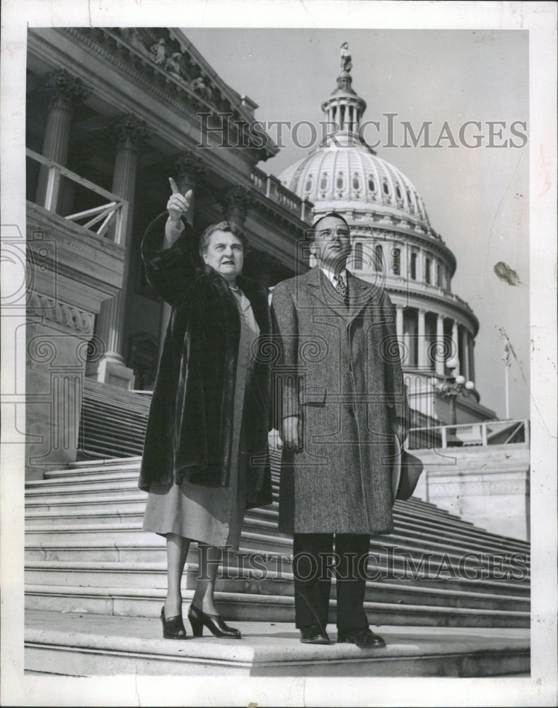 1952 First mother-son team in congress - Historic Images