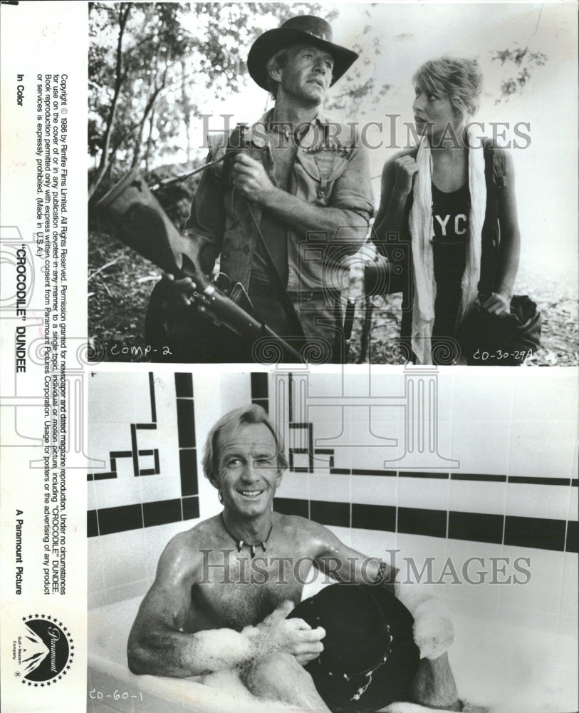 1986 Paul Hogan scenes of Crocodile Dundee - Historic Images