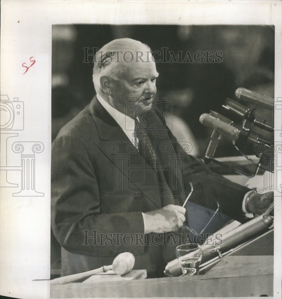 1952 Herbert Clark Hoover President U.S - Historic Images