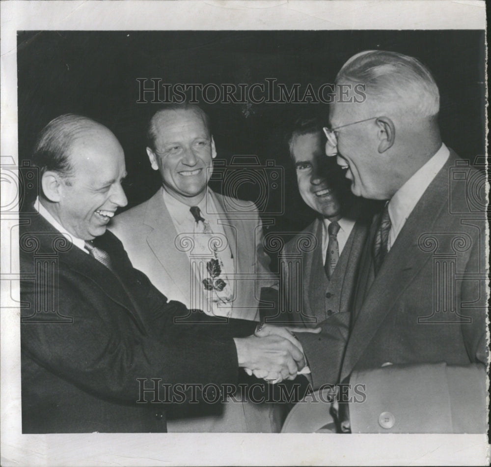 1953 Earl Warren Justice Brownell Knowland - Historic Images