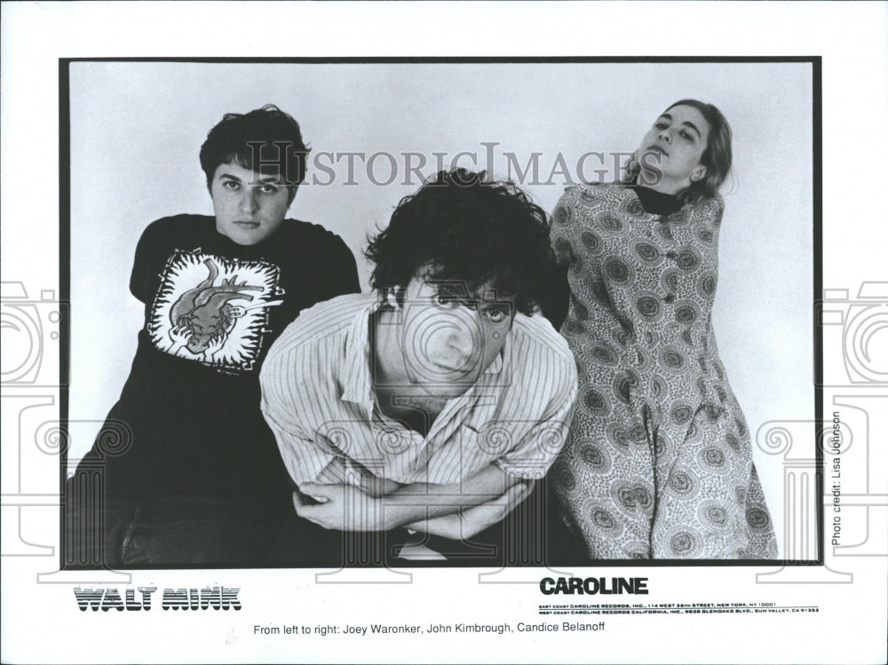 1993 Walt Mink  a trio Indie Rock banf - Historic Images