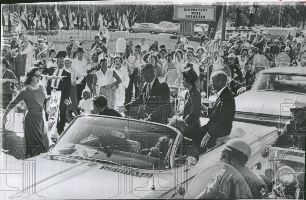 1962 Car John Glenn Lyndon Vice President - Historic Images