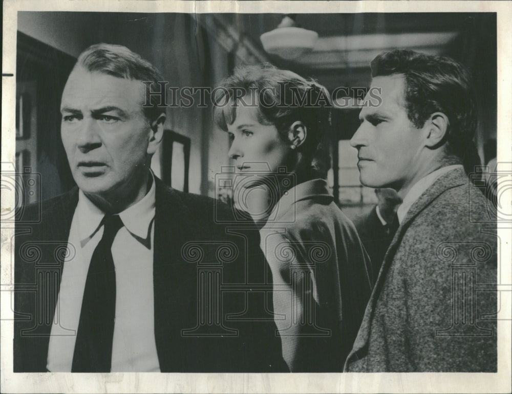 1964 Gary Cooper Heston Mary Deare Movie - Historic Images