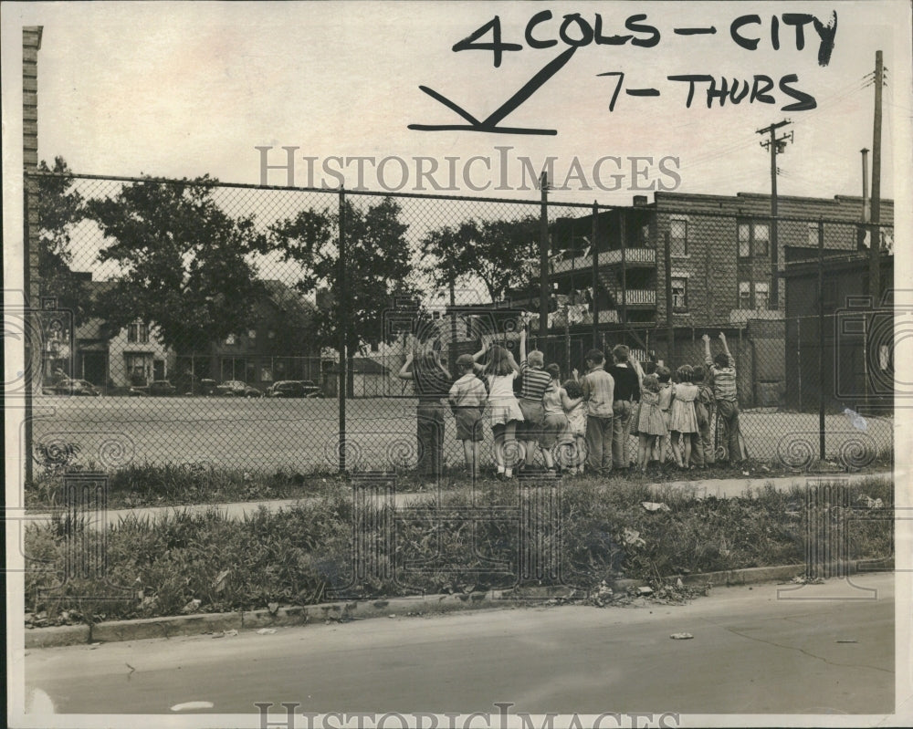 1942 School Institution Detroit School - Historic Images