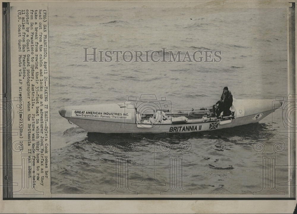 1971 John Fairfax British Rower Adventurer - Historic Images