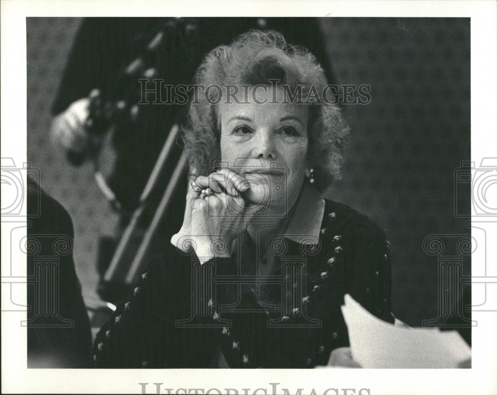 1987 Nanette Fabray MacDougall,actress - Historic Images