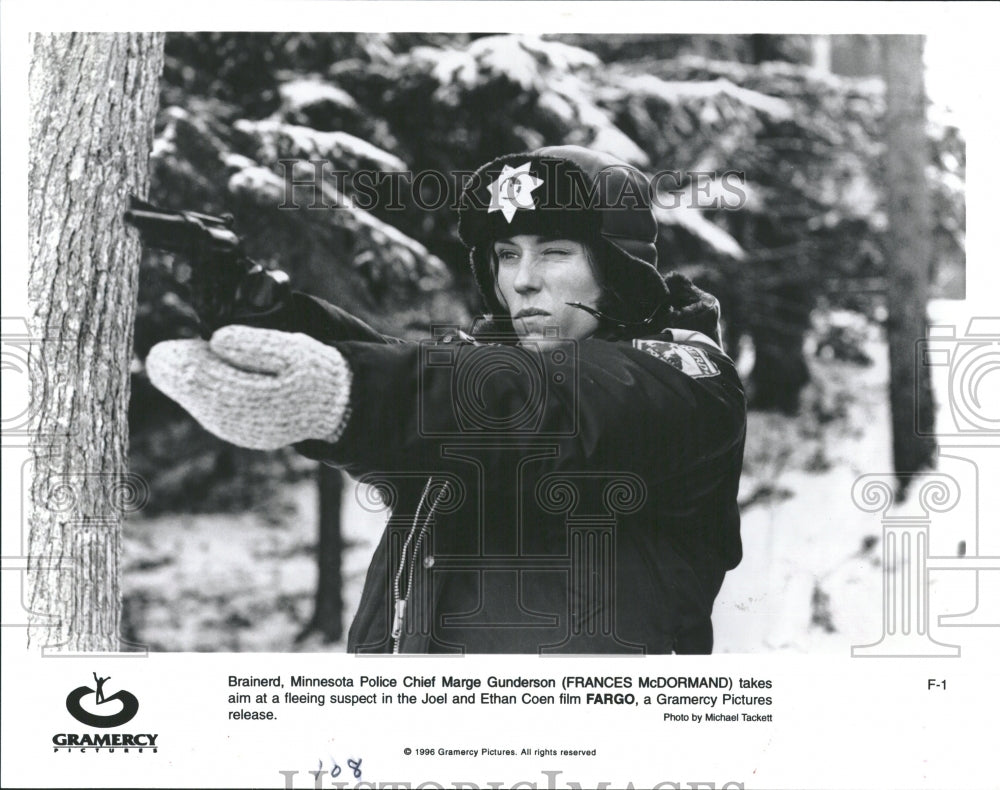 1996 Frances Louise McDormand Actress Fargo - Historic Images