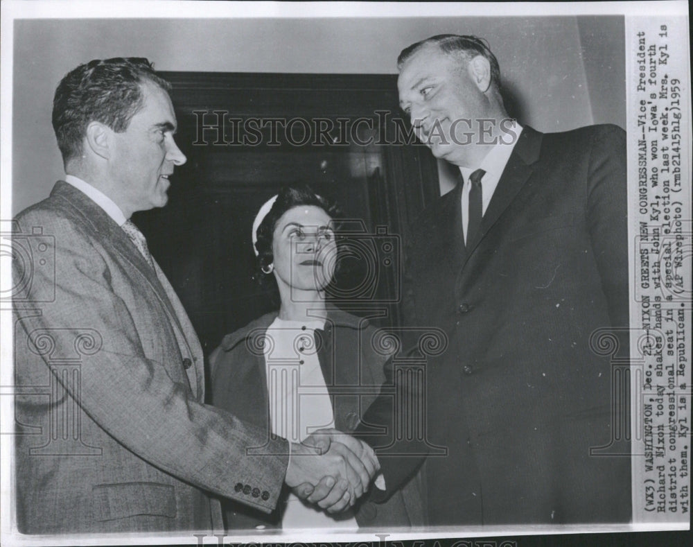 1959 Vice President Richard Nixon John Kyl - Historic Images