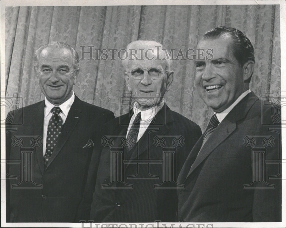 1970 John McCormack President Johnson Nixon - Historic Images