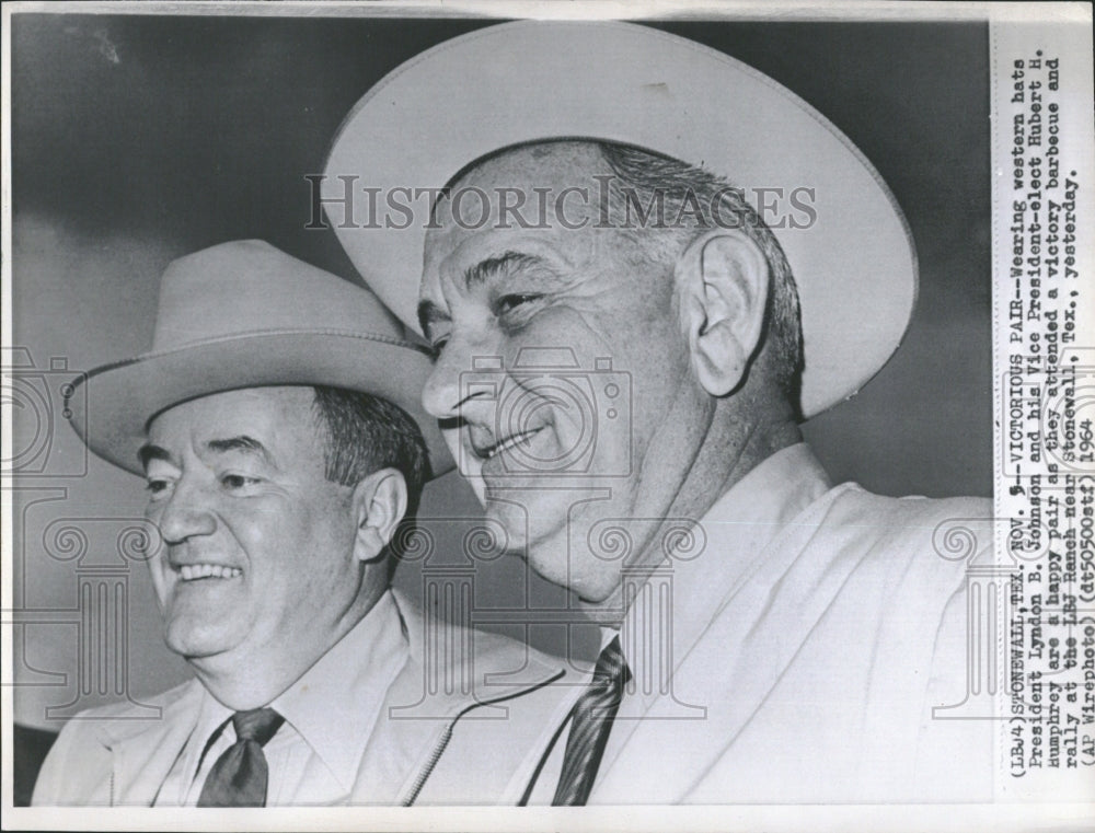 1964 President Johnson Humphrey - Historic Images