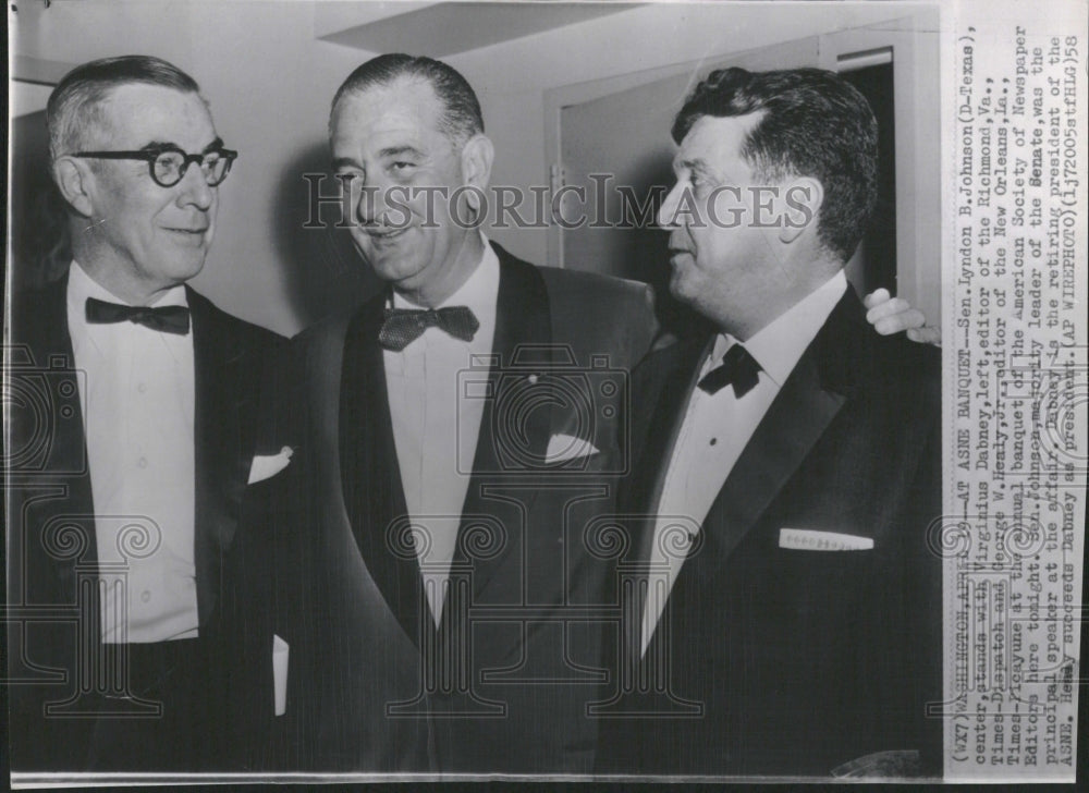 1958 L.B. Johnson, Dabney and Healy Jr. - Historic Images