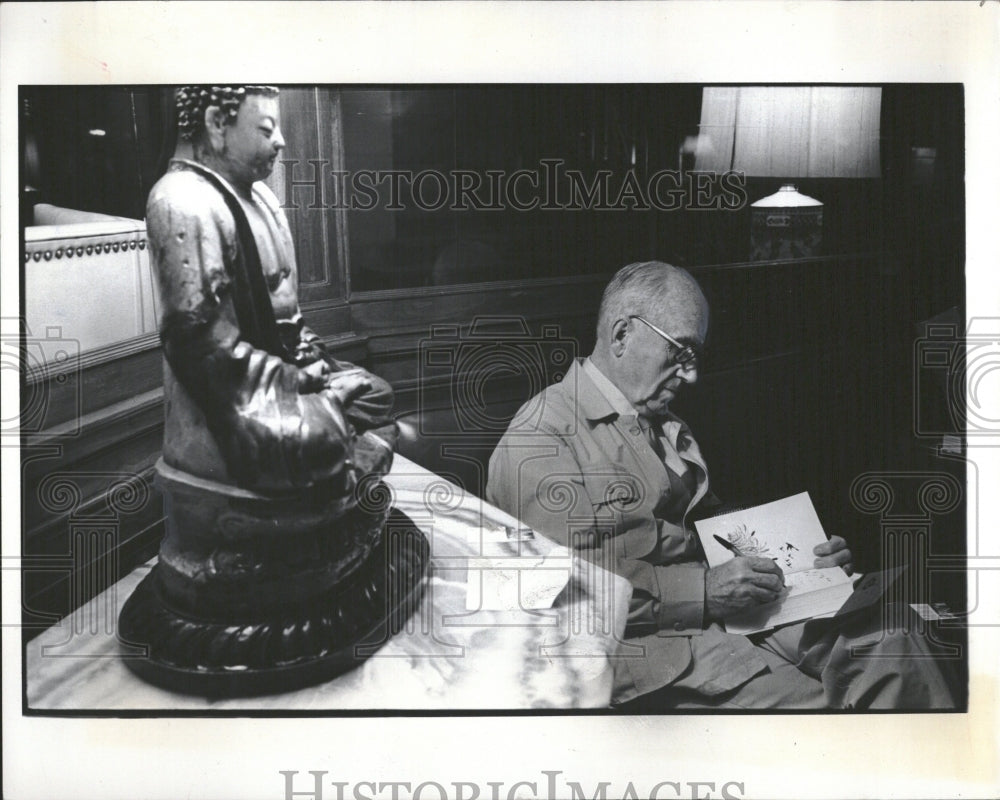 1979 James A. Michener Novelist Author - Historic Images