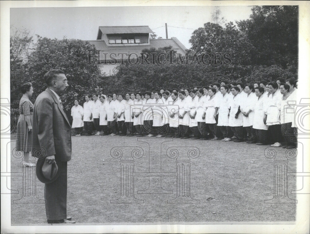 1961 Emperor Hirohito Japan Imperial Palace - Historic Images