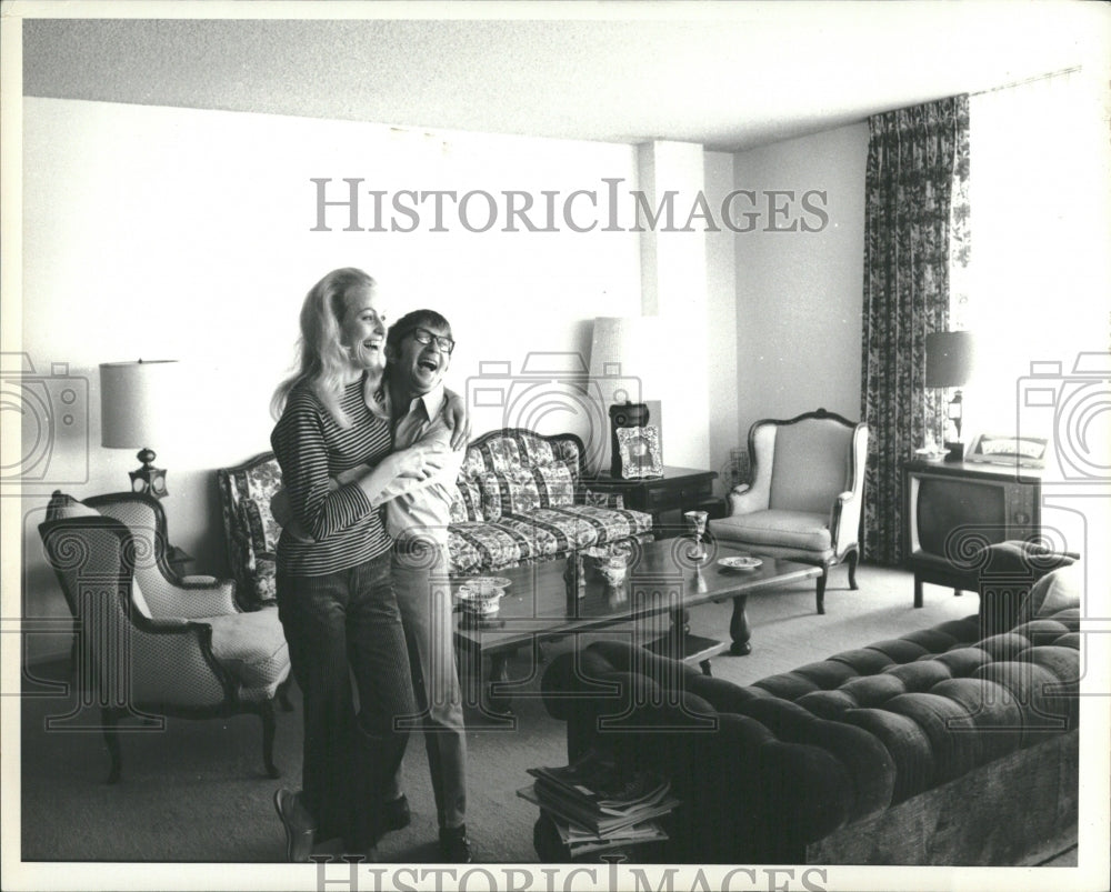 1969 Comic Actor Arte Johnson And Wife - Historic Images