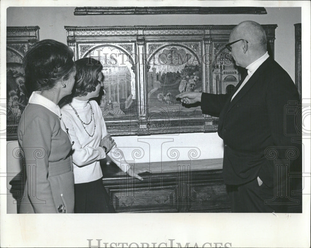 1972 Dr Otto Karl Bach,St Peter painting - Historic Images