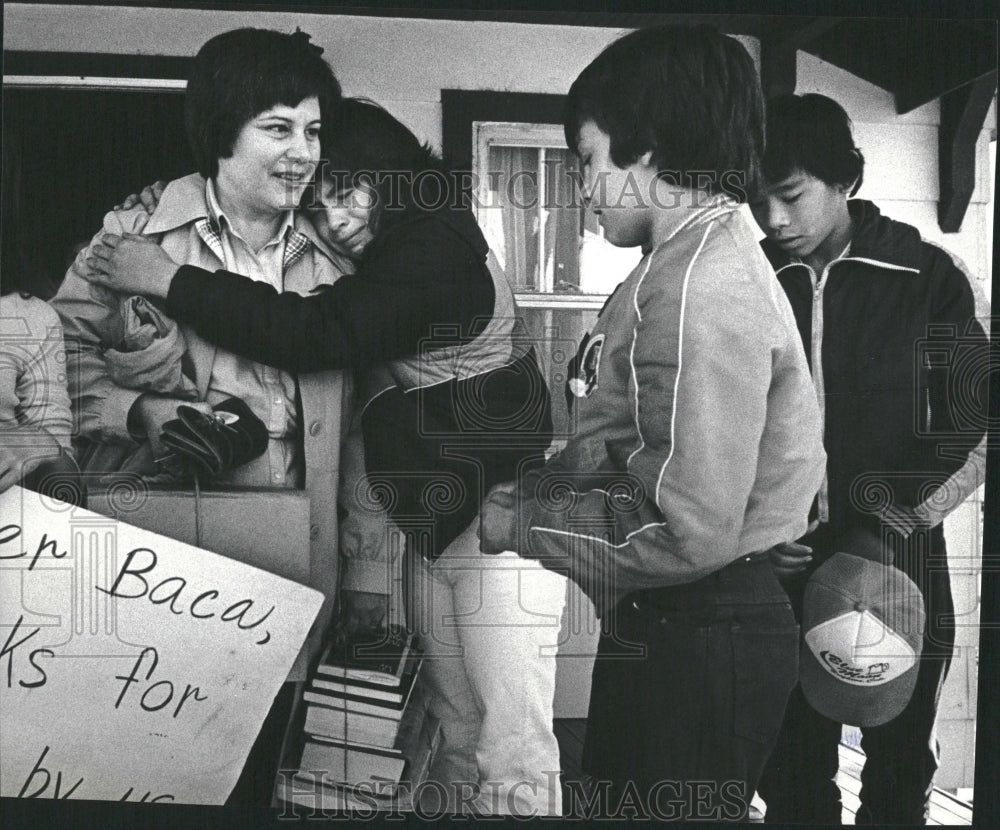 1983 SIster Regis Baca Leaves Denver House - Historic Images