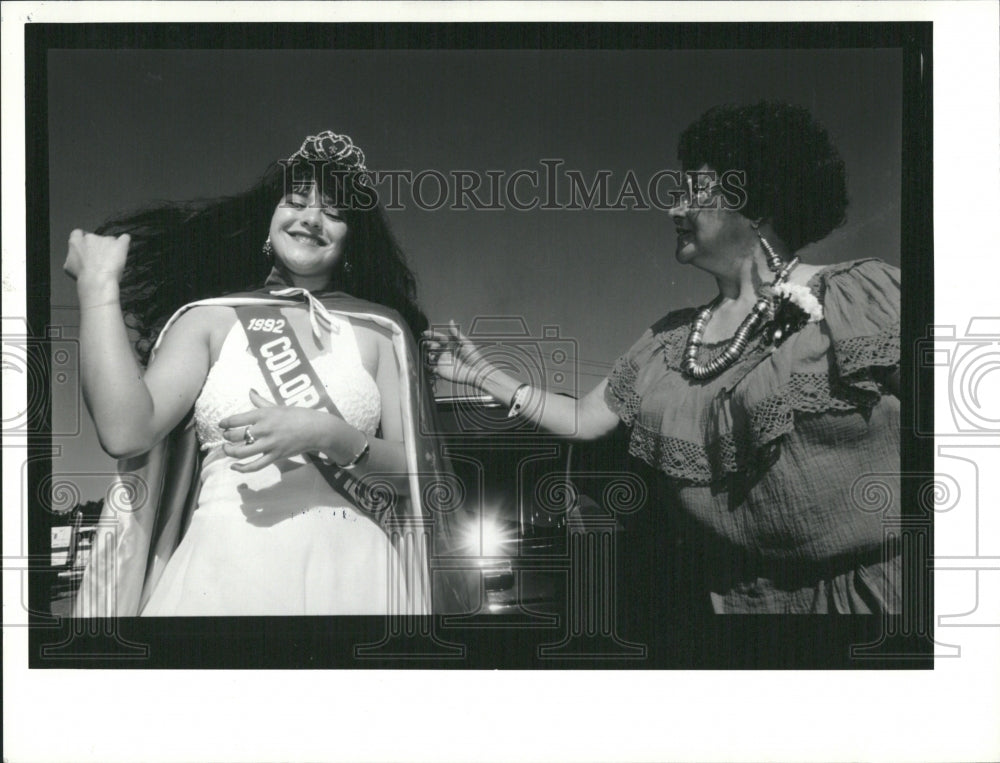 1992 Janelle Ayon Fiesta Day Queen 1992 - Historic Images